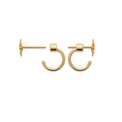 Earrings Gold plated 18Kt collection "Mon soleil" 