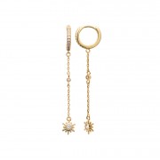 BOUCLES D'OREILLES Plaqué or Collection "Mon soleil"