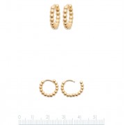 CREOLES "Mix & Match" Plaqué or Ø 12.