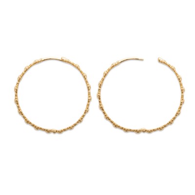 Earrings Gold plated 18Kt collection "Mon soleil" 
