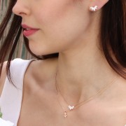 BOUCLES D'OREILLES Plaqué or Collection "Diamonds"