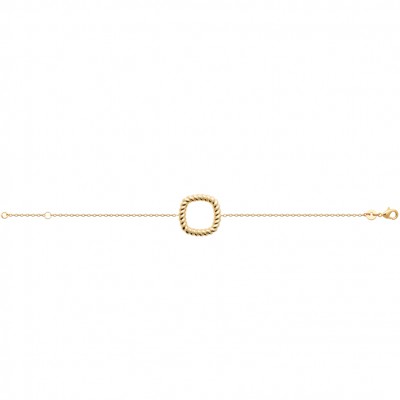 Gold-plated bracelet 750 3MIC