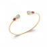 BRACELET PL-OR 750 "Agate bleue" BRACELET PL-OR 750 "Agate bleue"