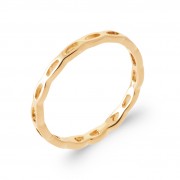 BAGUE Plaqué OR 750 Collection "Urban"