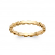 BAGUE Plaqué OR 750 Collection "Urban"