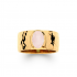 GOLD PLATED Ring "Quartz Rose" GOLD PLATED Ring "Quartz Rose"