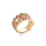 Bague Plaqué or 18Kt Collection "My star"