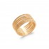 GOLD PLATED Ring 18Kt Collection "Or marteler" GOLD PLATED Ring 18Kt Collection "Or marteler"