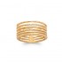 GOLD PLATED Ring 18Kt Collection "Or marteler" GOLD PLATED Ring 18Kt Collection "Or marteler"