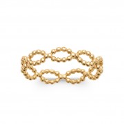 BAGUE Plaqué OR 750 Collection "Urban"