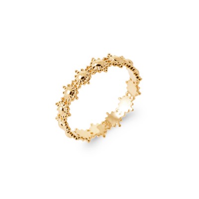 GOLD PLATED Ring 18Kt Collection "Mon soleil" 