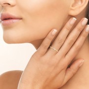 BAGUE Plaqué OR 18Kt Collection "Diamonds"