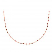 COLLIER Plaqué or EMAIL