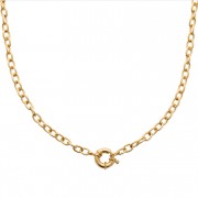 COLLIER PLAQUE OR 18Kt Collection "Bohème"