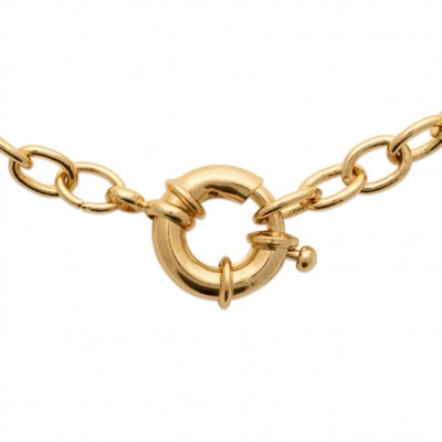 GOLD PLATED NECKLACE 750 Collection "Bohème"