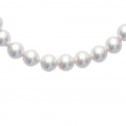 COLLIER PLAQUE OR 18Kt Collection "Perles"