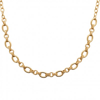GOLD PLATED NECKLACE 750 "Vintage"