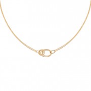 COLLIER PLAQUE OR 18Kt Collection "Vintage"