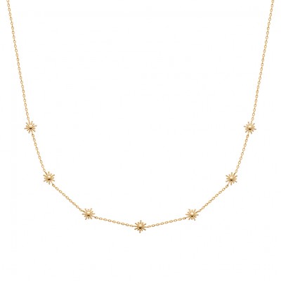 GOLD PLATED NECKLACE 750 Collection "Mon Solei"