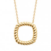 COLLIER PLAQUE OR 18Kt Collection "Bohème"