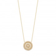 GOLD PLATED NECKLACE Collection "Diamonds"