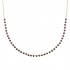 GGOLD PLATED NECKLACE 750 "Semi-precious stones" Grenat GGOLD PLATED NECKLACE 750 "Semi-precious stones" Grenat