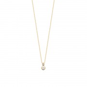 COLLIER PLAQUE OR 18Kt Collection "Diamonds"