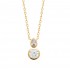 GOLD PLATED NECKLACE 750 Collection "Diamonds" GOLD PLATED NECKLACE 750 Collection "Diamonds"