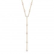 COLLIER PLAQUE OR 18Kt Collection "Diamonds"