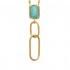 GOLD PLATED NECKLACE 750 Collection "Pierres véritables" Amazonite GOLD PLATED NECKLACE 750 Collection "Pierres véritables" Amazonite