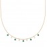 NECKLACE GOLD PLATED Crystals "Etoile verte" NECKLACE GOLD PLATED Crystals "Etoile verte"
