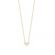 COLLIER PLAQUE OR 18Kt Collection "Diamonds"