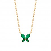 COLLIER PLAQUE OR 18Kt Collection "Diamonds"