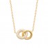 GOLD PLATED NECKLACE 750 Collection "Diamonds" GOLD PLATED NECKLACE 750 Collection "Diamonds"