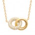 GOLD PLATED NECKLACE 750 Collection "Diamonds" GOLD PLATED NECKLACE 750 Collection "Diamonds"