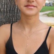 COLLIER PLAQUE OR 18Kt Collection "Diamonds"