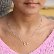 COLLIER PLAQUE OR 18Kt Collection "Diamonds"