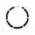 Le fil de bracelet Homme Grave Noir Le fil de bracelet Homme Grave Noir