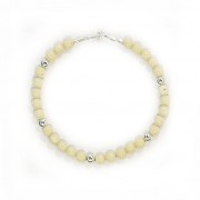 Le fil de bracelet Homme Grave Laiteuse