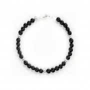 Le fil de bracelet Homme Grave Noir