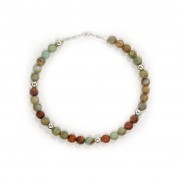 Le fil de bracelet Homme Grave « Bois de pierre »