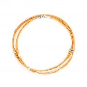 Le fil de bracelet Accord de duo Orange
