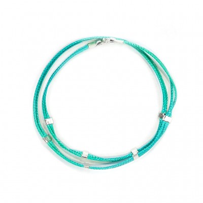The bracelet thread Accord de duo Turquoise