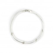 Le fil de bracelet Accord de duo Laiteuse