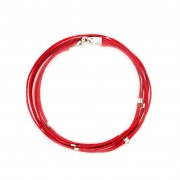 Le fil de bracelet Accord de quatre Rouge
