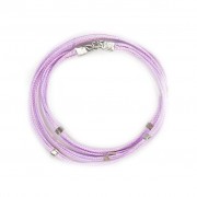 Le fil de bracelet Accord de quatre Lumière violette