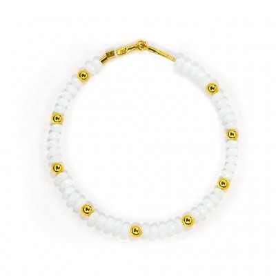 The bracelet thread Creschendo Gilding White 