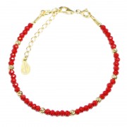 Bracelet en Argent 925 Plaqué or Collection Creschendo "Dark Siam"