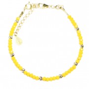 Bracelet en Argent 925 Plaqué or Collection Creschendo "Sun Flower"