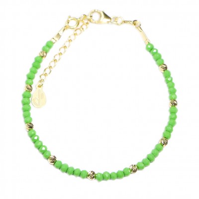 Bracelet en Argent 925 Plaqué or Collection Creschendo "Fern Green"
